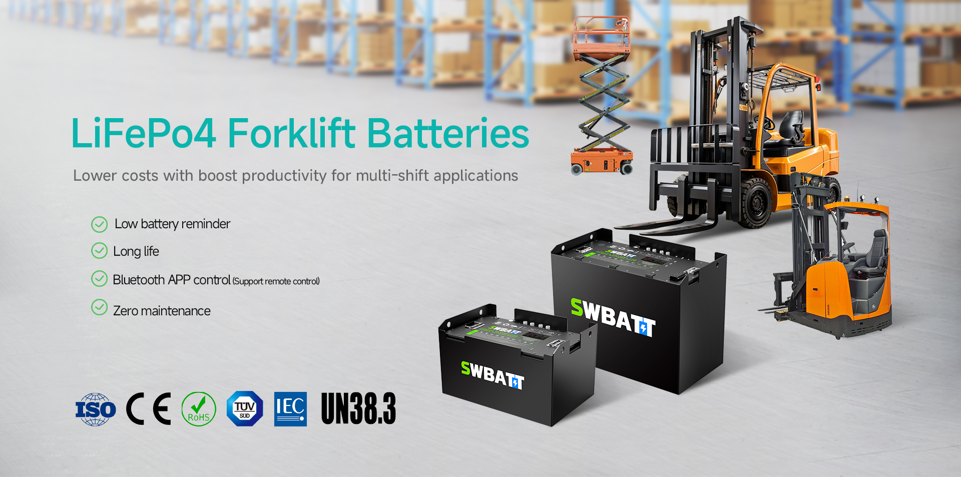 LifePO4 Forklift Batteries